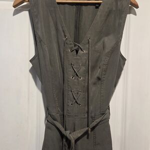 White House Black Market Khaki Dress